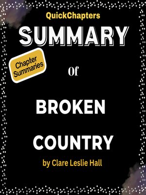 cover image of Summary of Broken Country